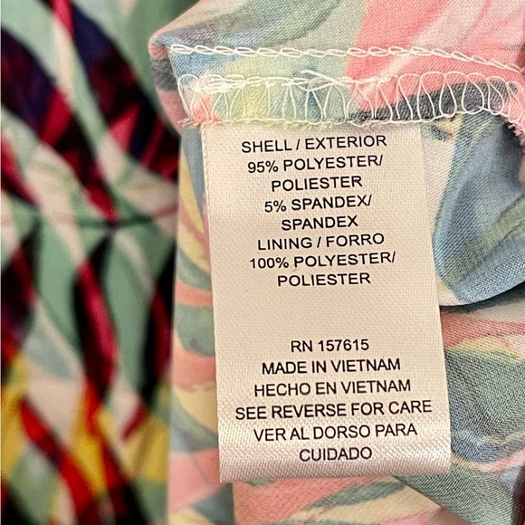 NICOLE MILLER NEW YORK Fern Print Matte Charmuse Maxi Dress Sz S - Picture 6 of 7